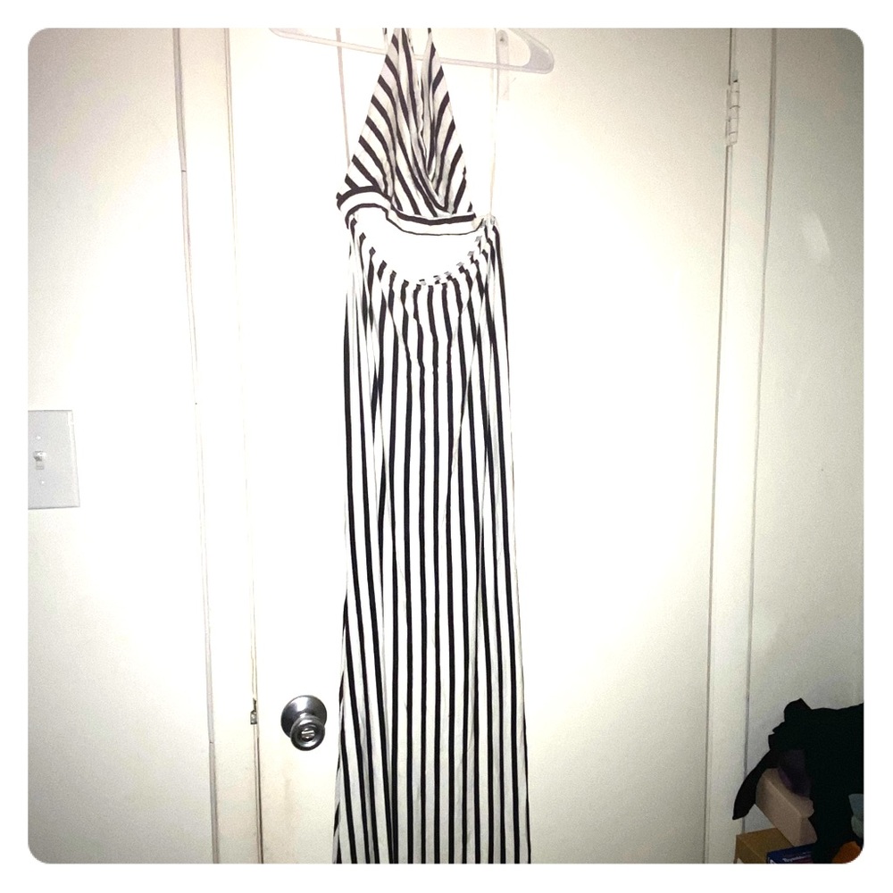 Halter maxi dress
